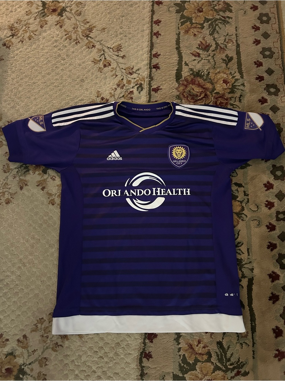Orlando City SC Men’s Purple Home Soccer Jersey by Adidas